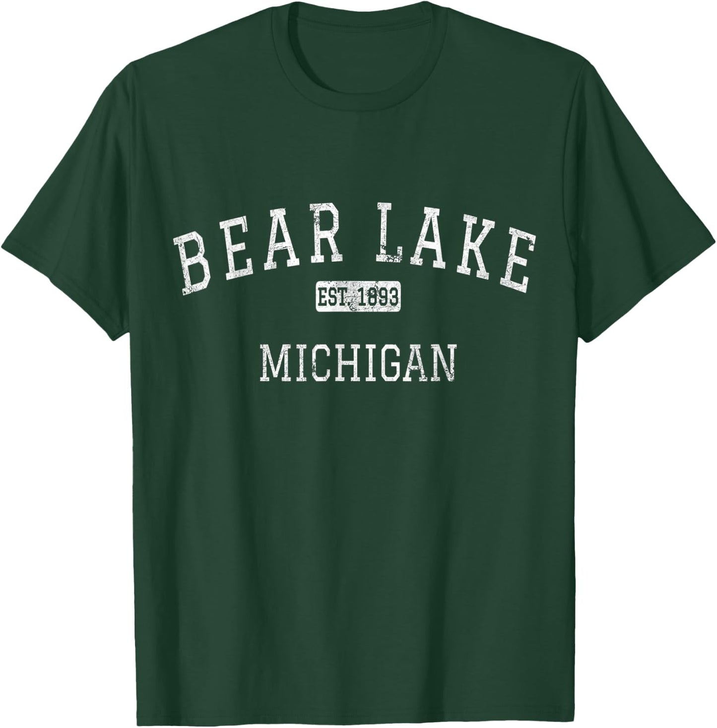 Bear Lake Michigan MI Vintage T-Shirt - T-Shirt | Forest