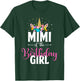 Mimi Of The Birthday Girl Unicorn Girls Family Matching T-Shirt - T-Shirt | Forest
