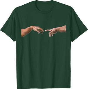Creation of Adam by Michelangelo T Shirt T-Shirt - T-Shirt | Forest