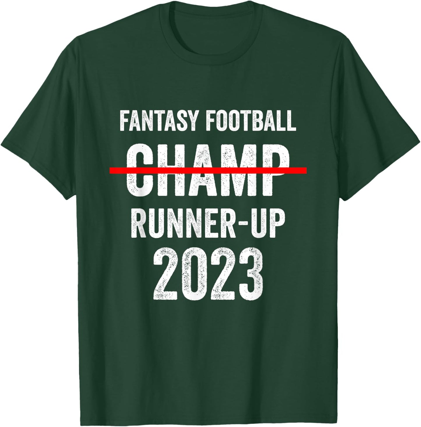 Fantasy Football 2023 League Runner-Up, 2023 FFL 2nd Place T-Shirt - T-Shirt | Forest
