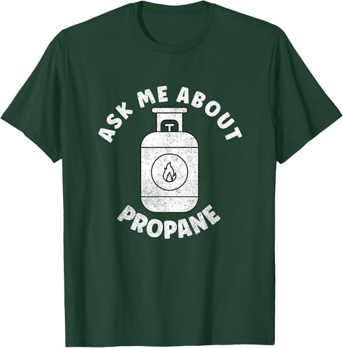Propane Tank Graphic - Ask Me About Propane
