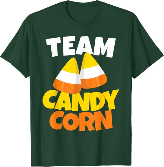 Team Candy Corn - Lazy Halloween Costume T-Shirt - T-Shirt | Forest