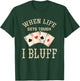 Funny Poker Player Graphic - Playing Poker T-Shirt - T-Shirt | Forest