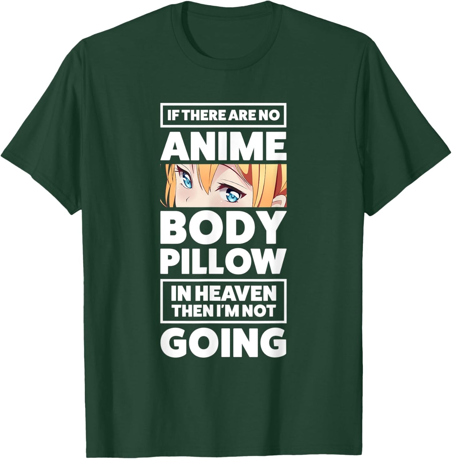Anime Body Pillow Anime T-Shirt - T-Shirt | Forest