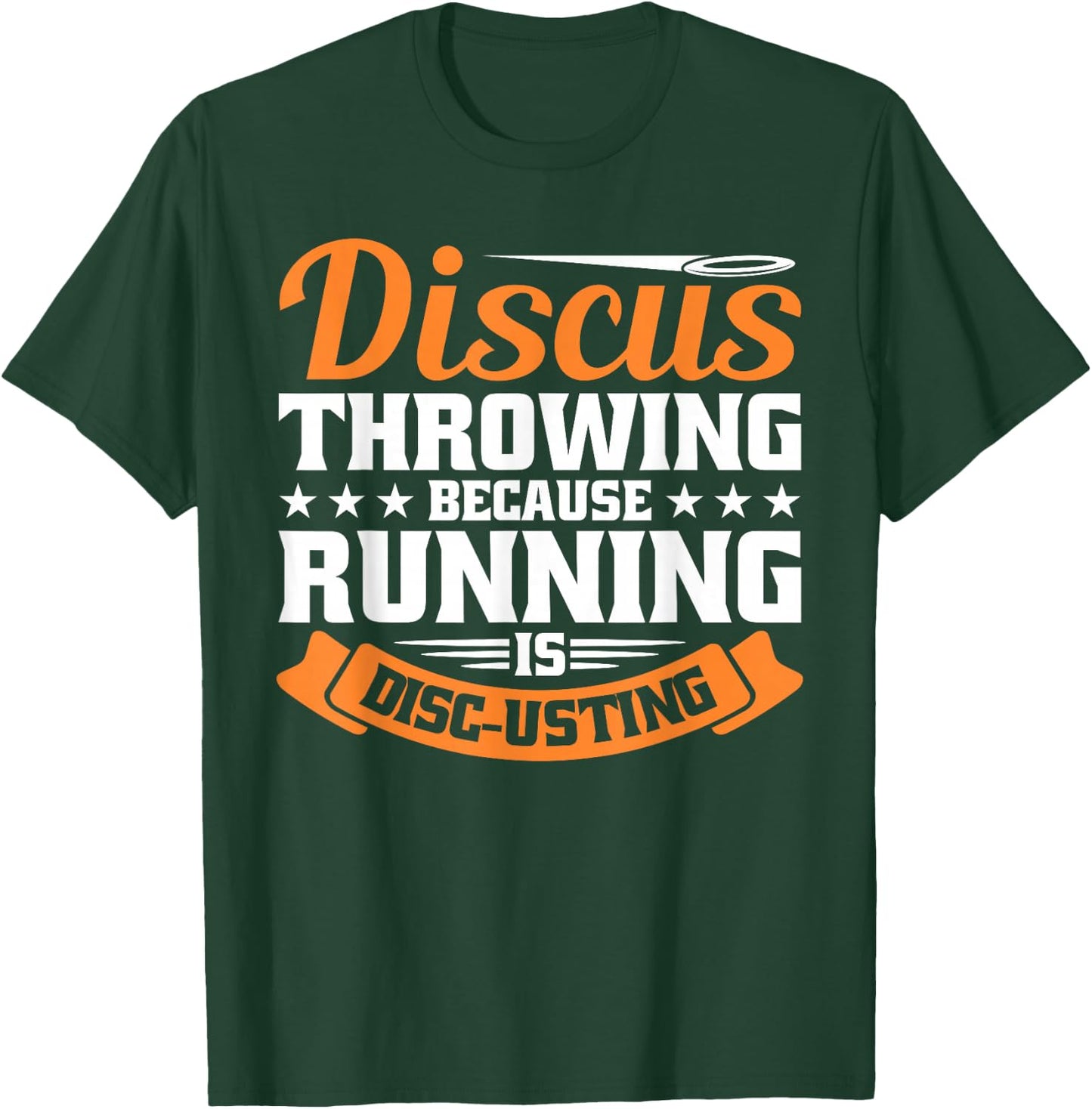 Discus Throwing Discus Track And Field Discus Thrower T-Shirt - T-Shirt | Forest