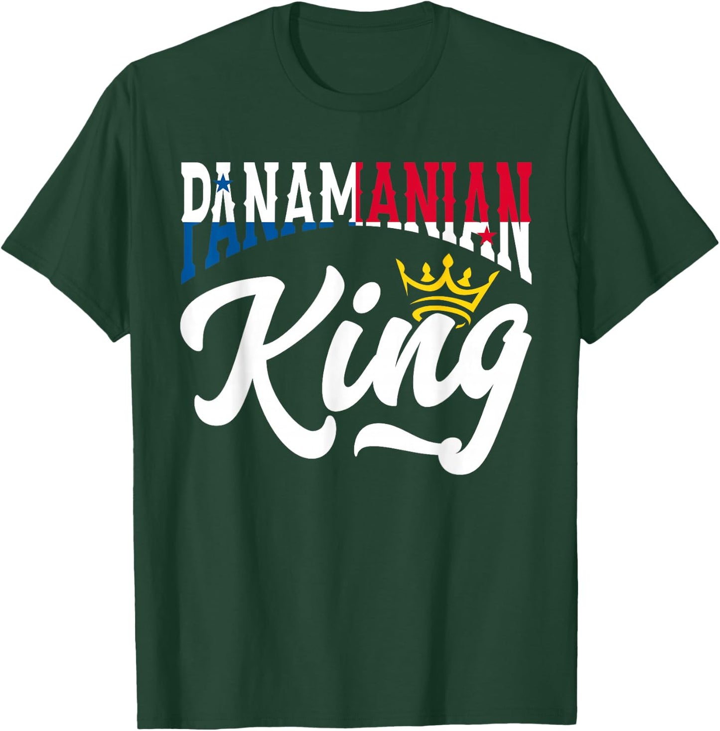Panamanian King Panama Panamanian Panama Flag T-Shirt - T-Shirt | Forest