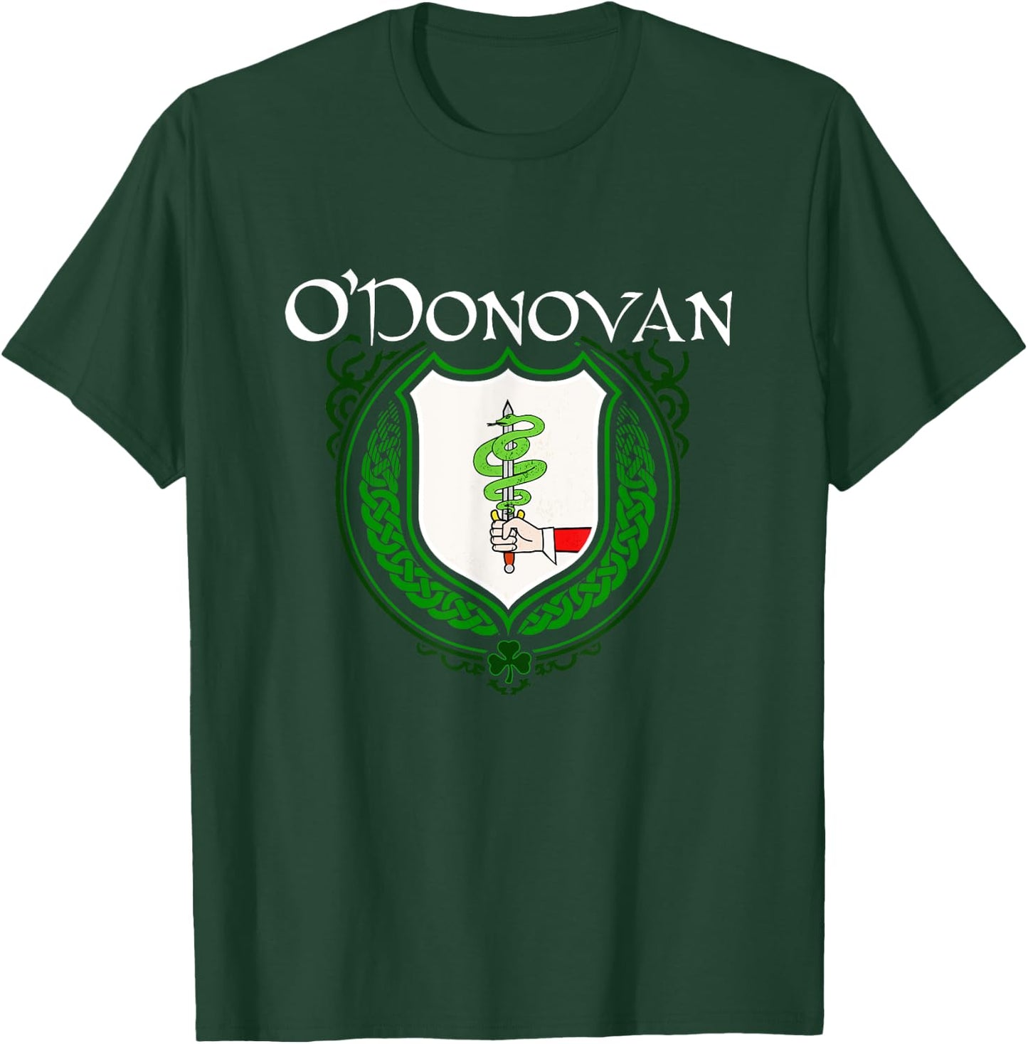 O'Donovan Surname Irish Clan Tartan Badge Ireland T-Shirt - T-Shirt | Forest
