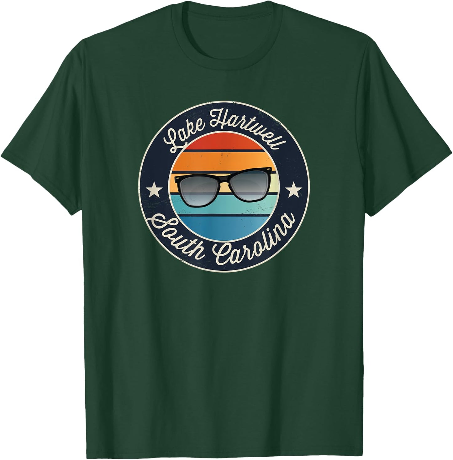 Lake Hartwell - South Carolina Souvenir T-Shirt - T-Shirt | Forest