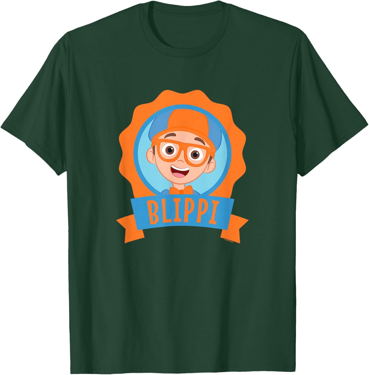 Blippi Centered Portait Design Small T-Shirt - T-Shirt | Forest