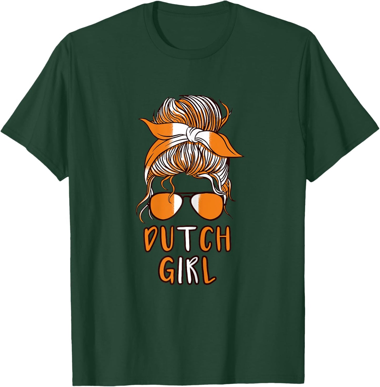 Dutch Girl Holland girls Netherlands Dutch women T-Shirt - T-Shirt | Forest
