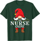 Nurse Gnome Matching Christmas Family Pajama T-Shirt - T-Shirt | Forest