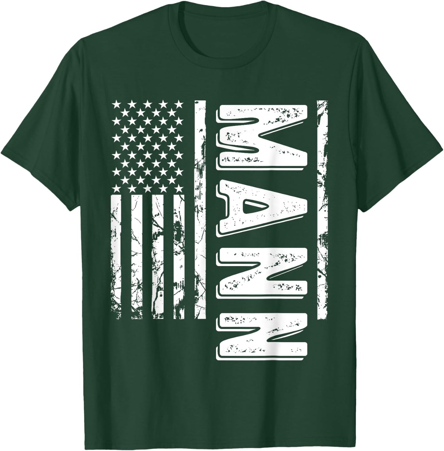 Mann Last Name Funny Surname Team Mann Family T-Shirt - T-Shirt | Forest
