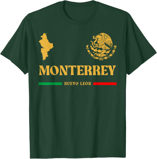 Monterrey Mexico Emblem, Monterrey T-Shirt - T-Shirt | Forest