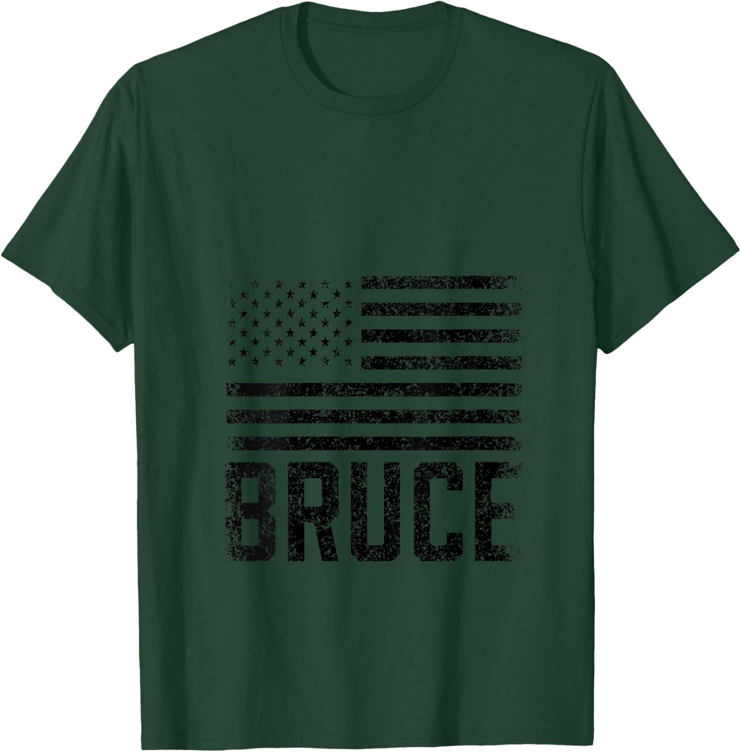 Bruce Birthday Forename Name Personalized USA V-Neck T-Shirt - T-Shirt | Forest