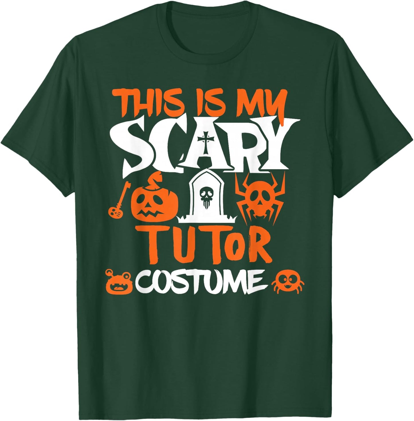 Tutor Halloween Shirt Costume Funny School T-Shirt - T-Shirt | Forest