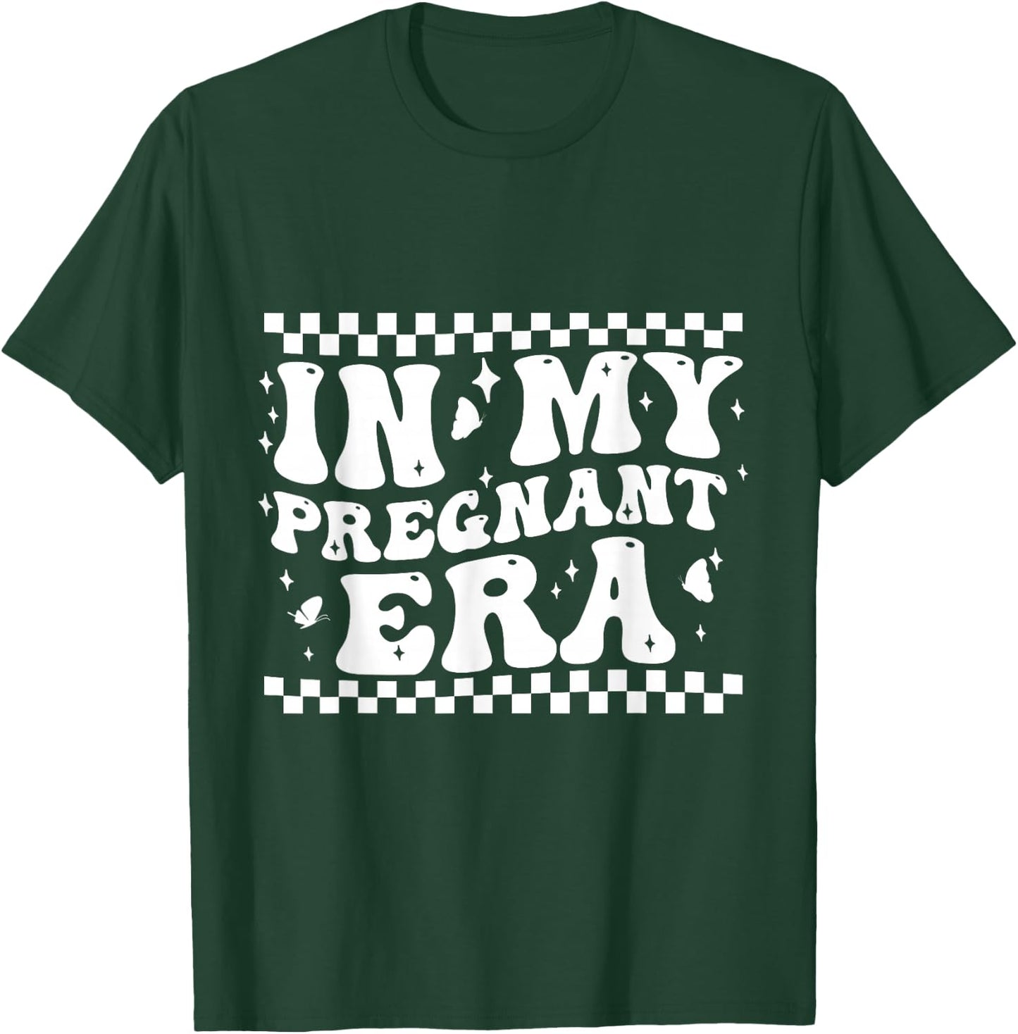 In My Pregnant Era Funny Pregnancy Announcing T-Shirt - T-Shirt | Forest