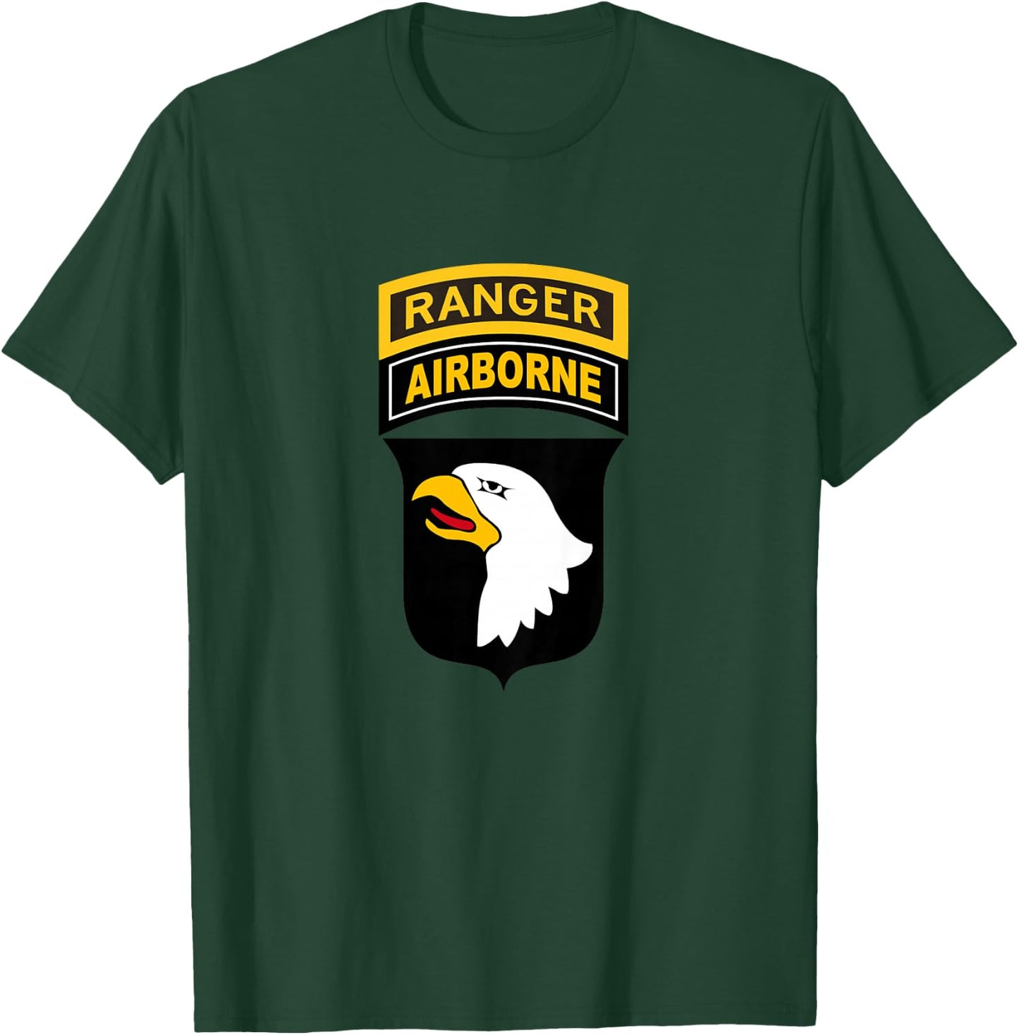 Kids 101st Airborne Ranger Tab for Boys, Girls, Son, Daughter T-Shirt - T-Shirt | Forest