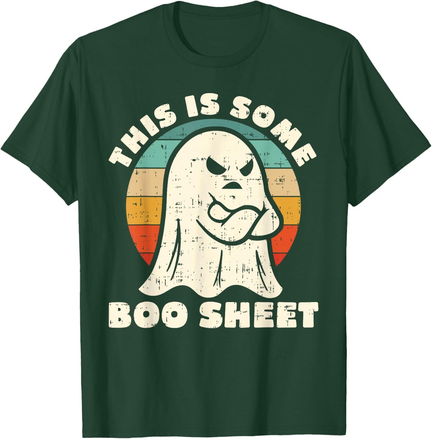 This is Some Boo Sheet Funny Halloween Costumes Men Women T-Shirt - T-Shirt | Forest