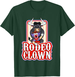 Funny Rodeo Clown Bullfighter Bull Fighting Lover Gag Outfit T-Shirt - T-Shirt | Forest