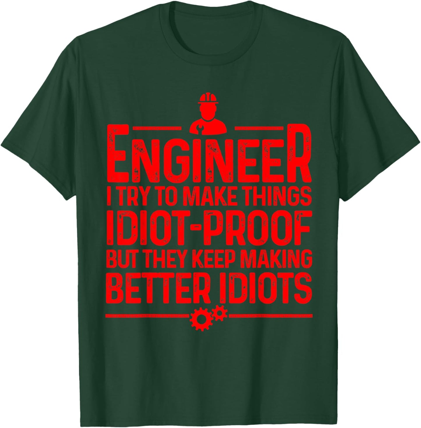 Funny Engineer Gift Women Cool Engineering Mechanic T-Shirt - T-Shirt | Forest