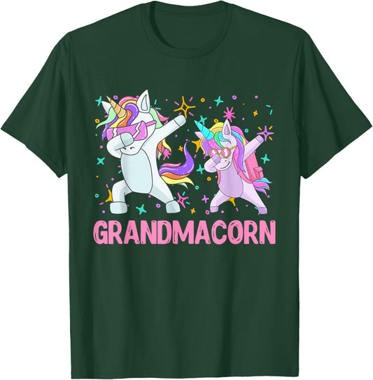 Grandmacorn Mother's day Unicorn Granny Grandma T-Shirt - T-Shirt | Forest