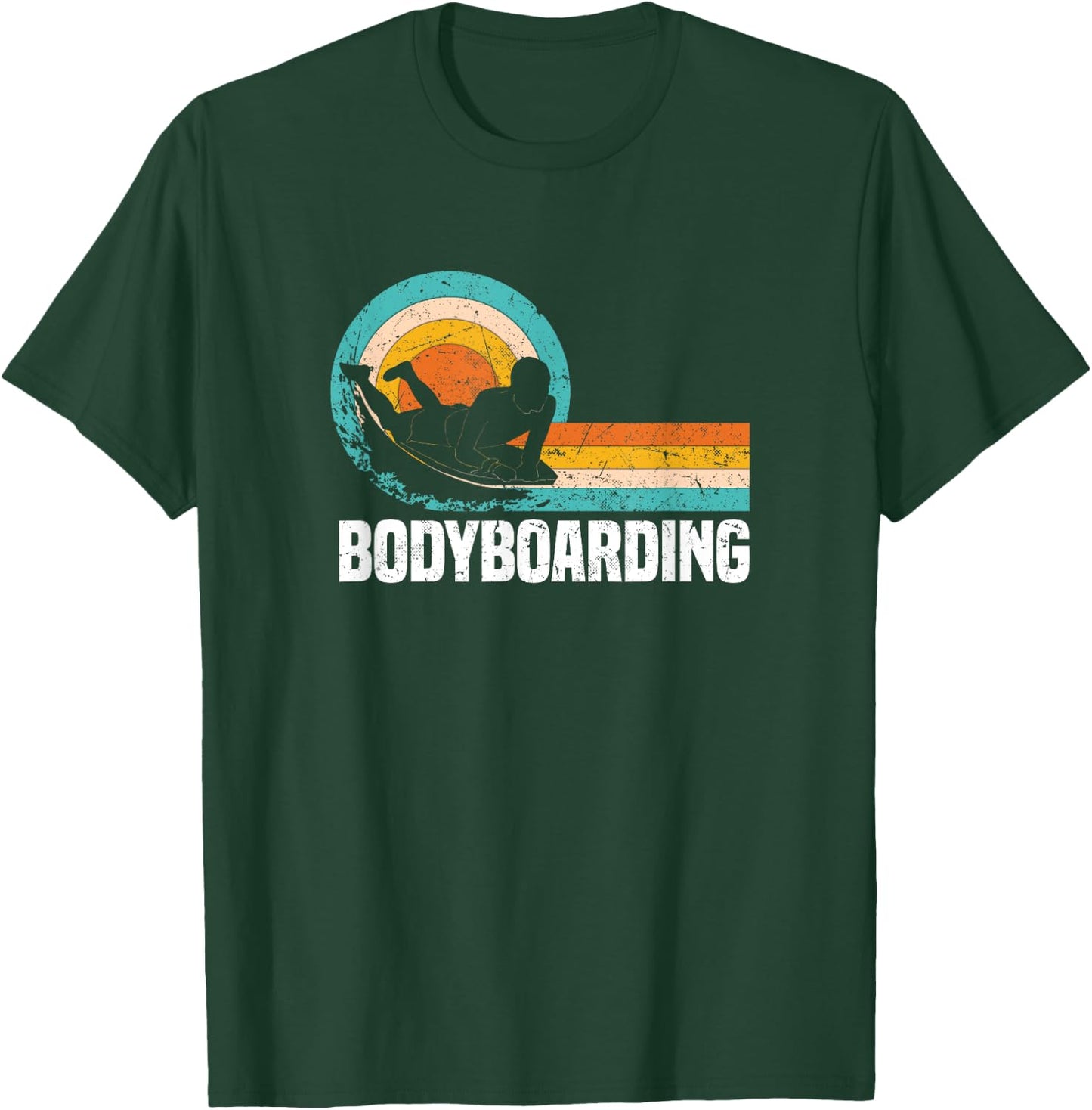Bodyboarding | Bodyboarder Water Sports T-Shirt - T-Shirt | Forest