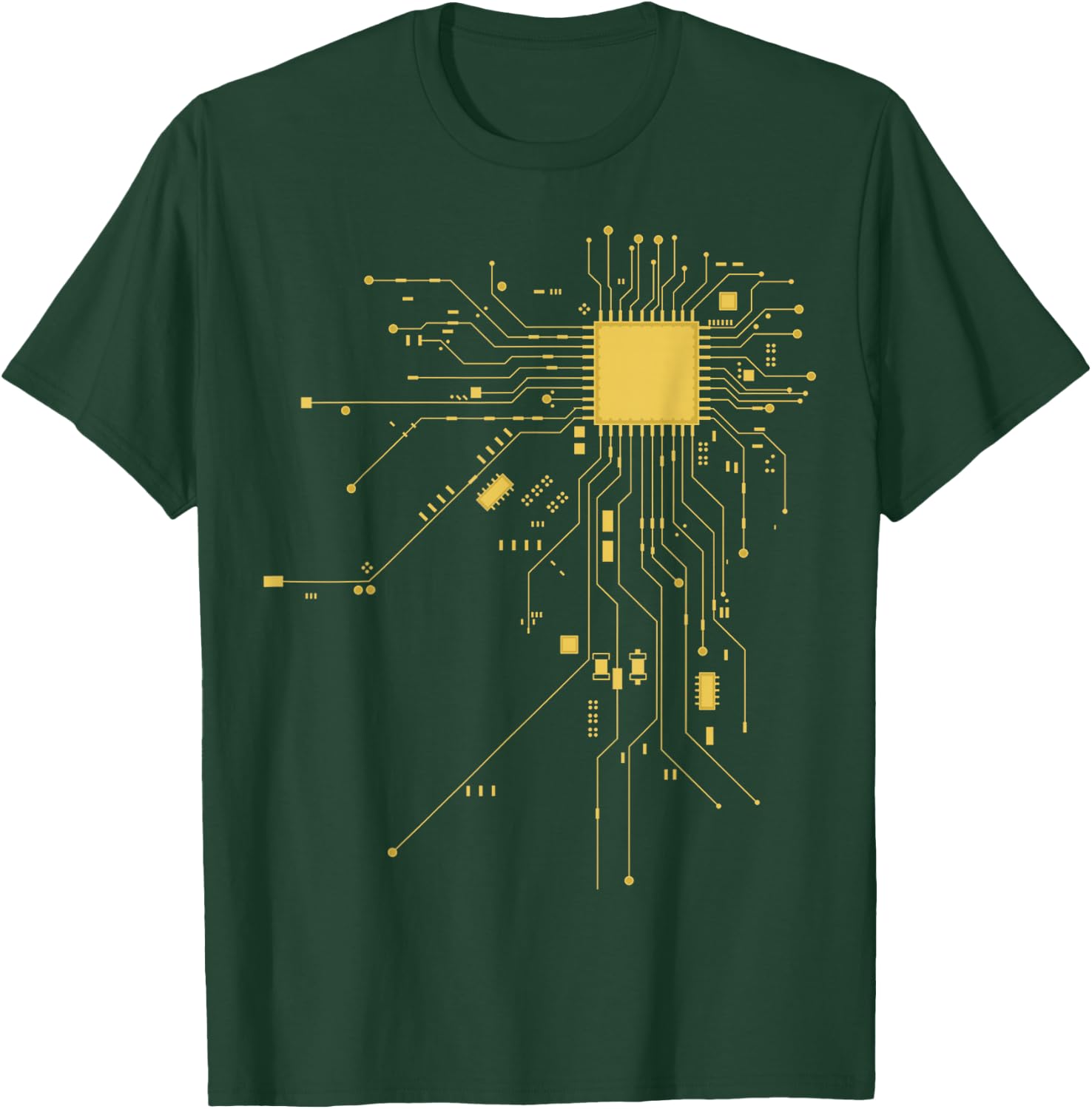 Cool Geek CPU T-Shirt - T-Shirt | Forest