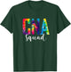 CNA Squad Tie Dye Vibrant Certified Nursing Assistant T-Shirt - T-Shirt | Forest