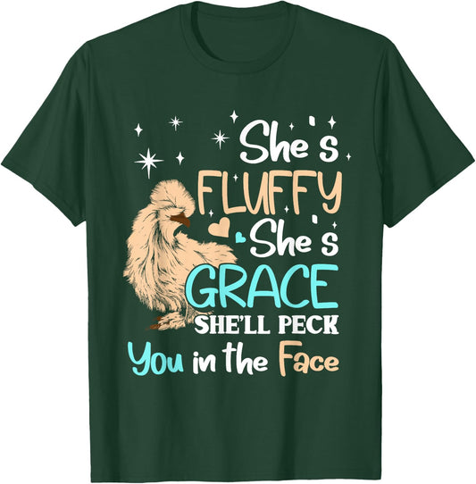 Silkie chicken T-Shirt - T-Shirt | Forest