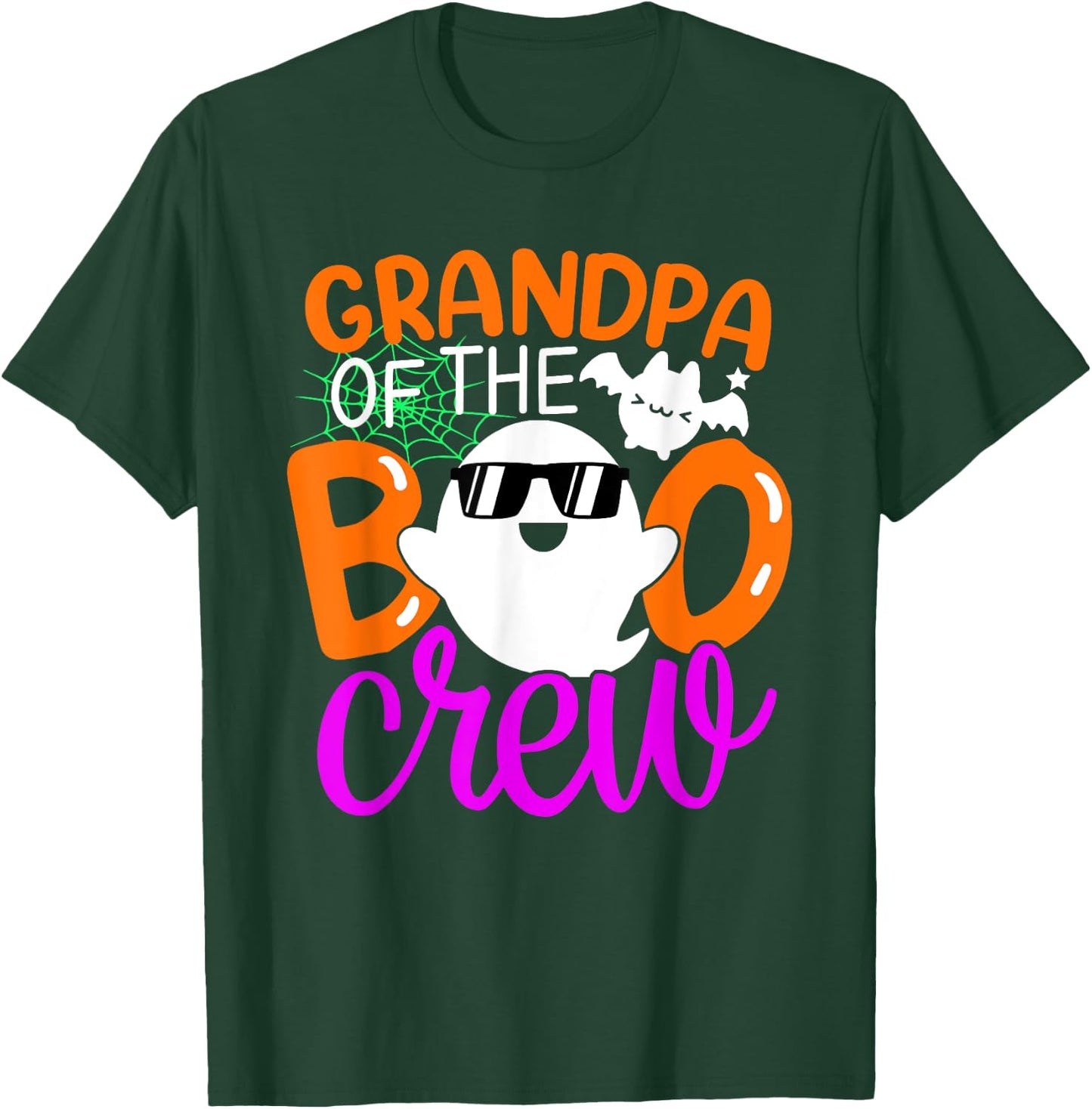 Grandpa Of The Boo Crew Shirt Halloween Family Matching T-Shirt - T-Shirt | Forest