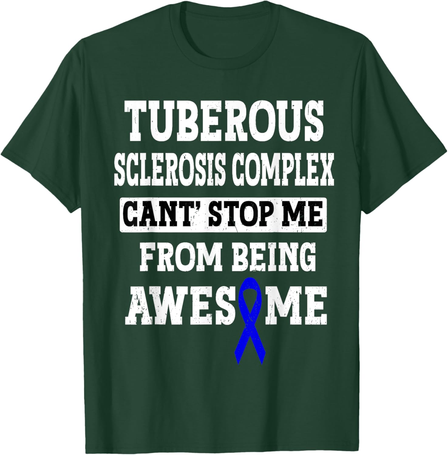 Tuberous Sclerosis Complex TSC Awareness Cute Ribbon T-Shirt - T-Shirt | Forest