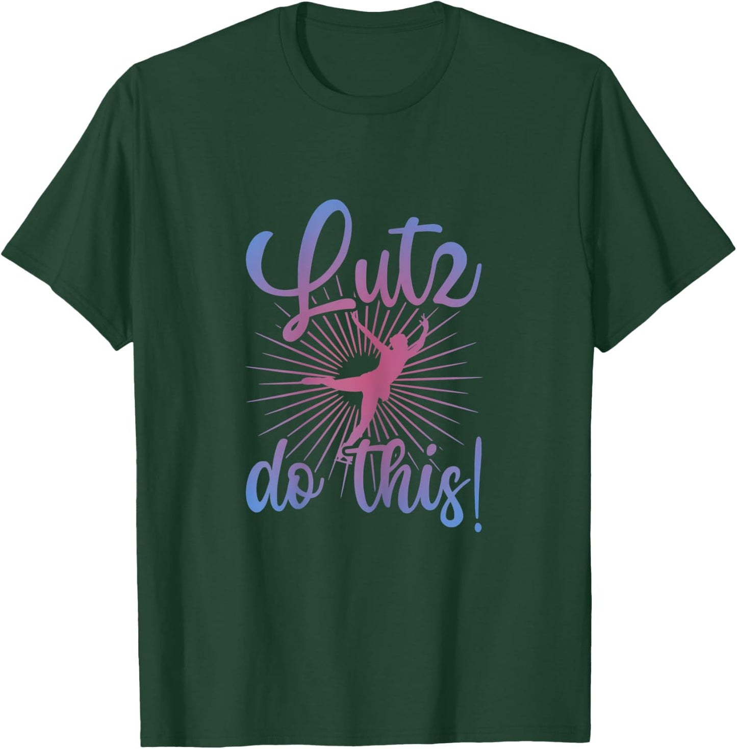 Ice Skating Outfit | Figure Skating Pun T-Shirt - T-Shirt | Forest