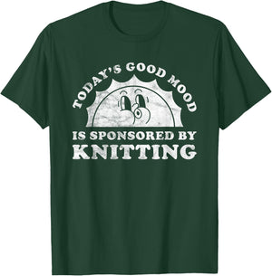 Funny Cute Retro Vintage Knitting T-Shirt - T-Shirt | Forest