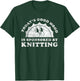 Funny Cute Retro Vintage Knitting T-Shirt - T-Shirt | Forest