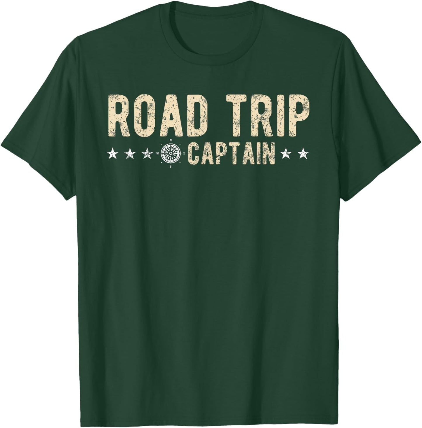 Road Trip Captain Road Trip T-Shirt - T-Shirt | Forest