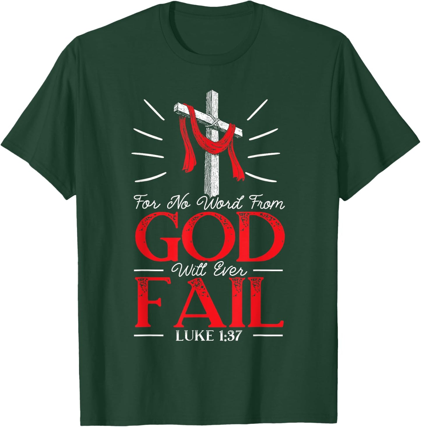 Bible Jesus Christ Religious Pastor Christian Believer T-Shirt - T-Shirt | Forest