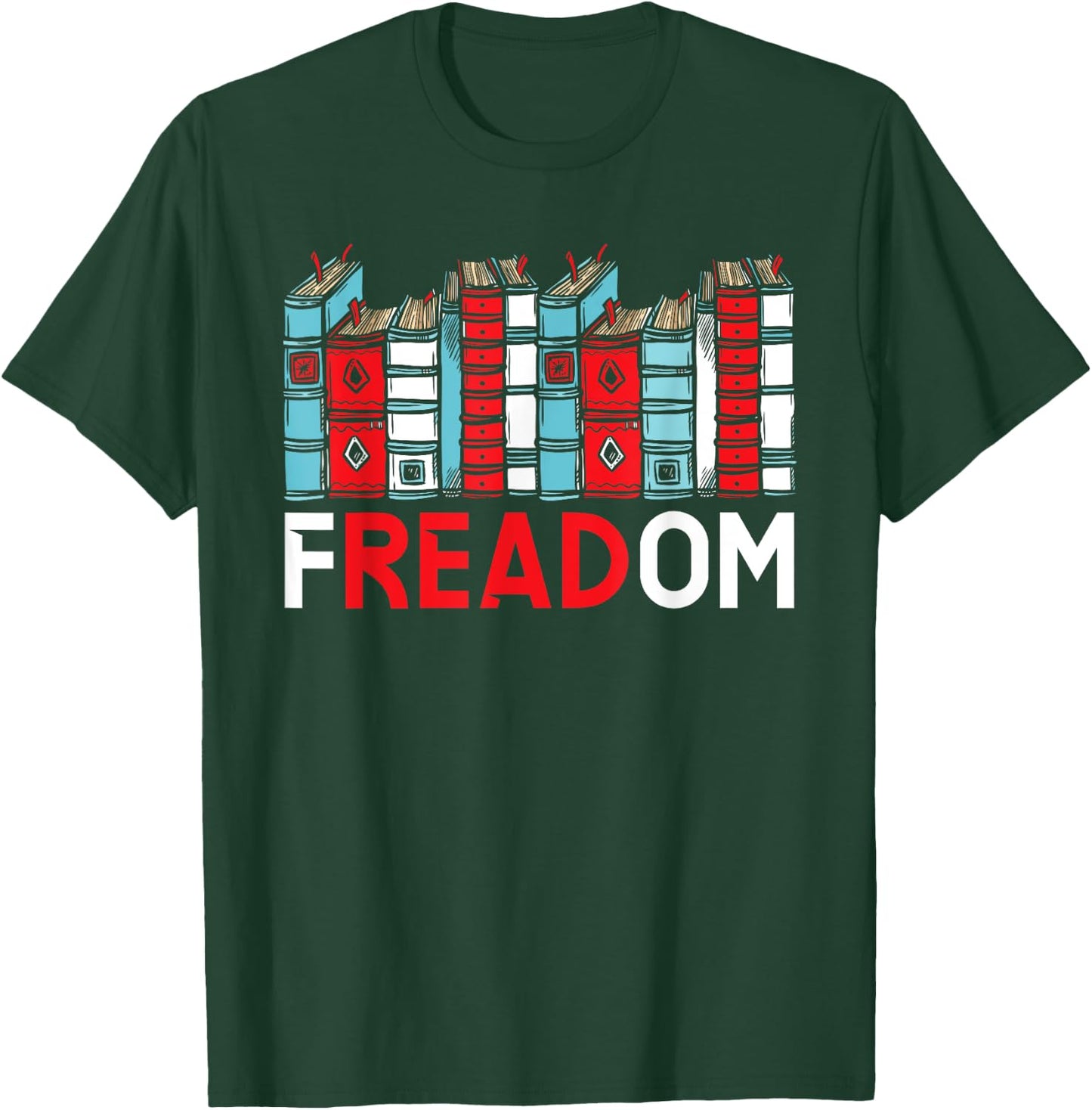 Read Banned Books Bookworm Book Lover Bibliophile T-Shirt - T-Shirt | Forest