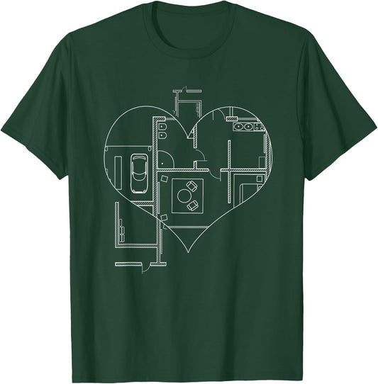 Funny Architect Graduation & Architect Student Architecture T-Shirt - T-Shirt | Forest