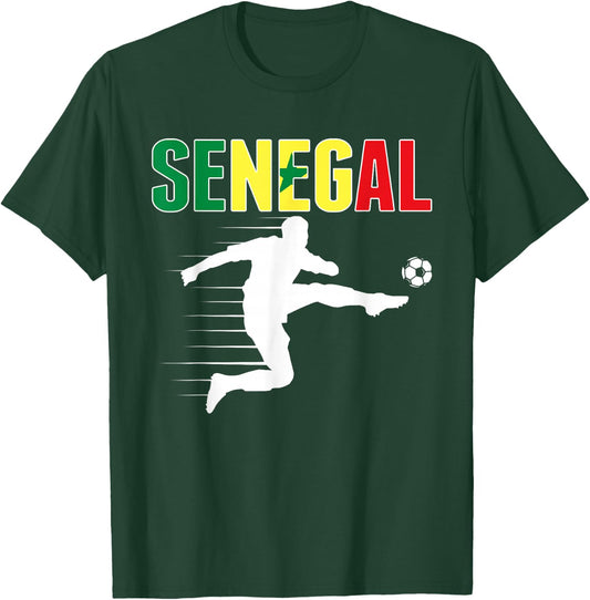 Senegal Soccer Lovers Jersey - Support Senegalese Football T-Shirt - T-Shirt | Forest