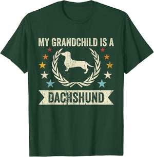 My Grandchild Is A Dog - Grandpa & Grandma Dachshund Women T-Shirt - T-Shirt | Forest