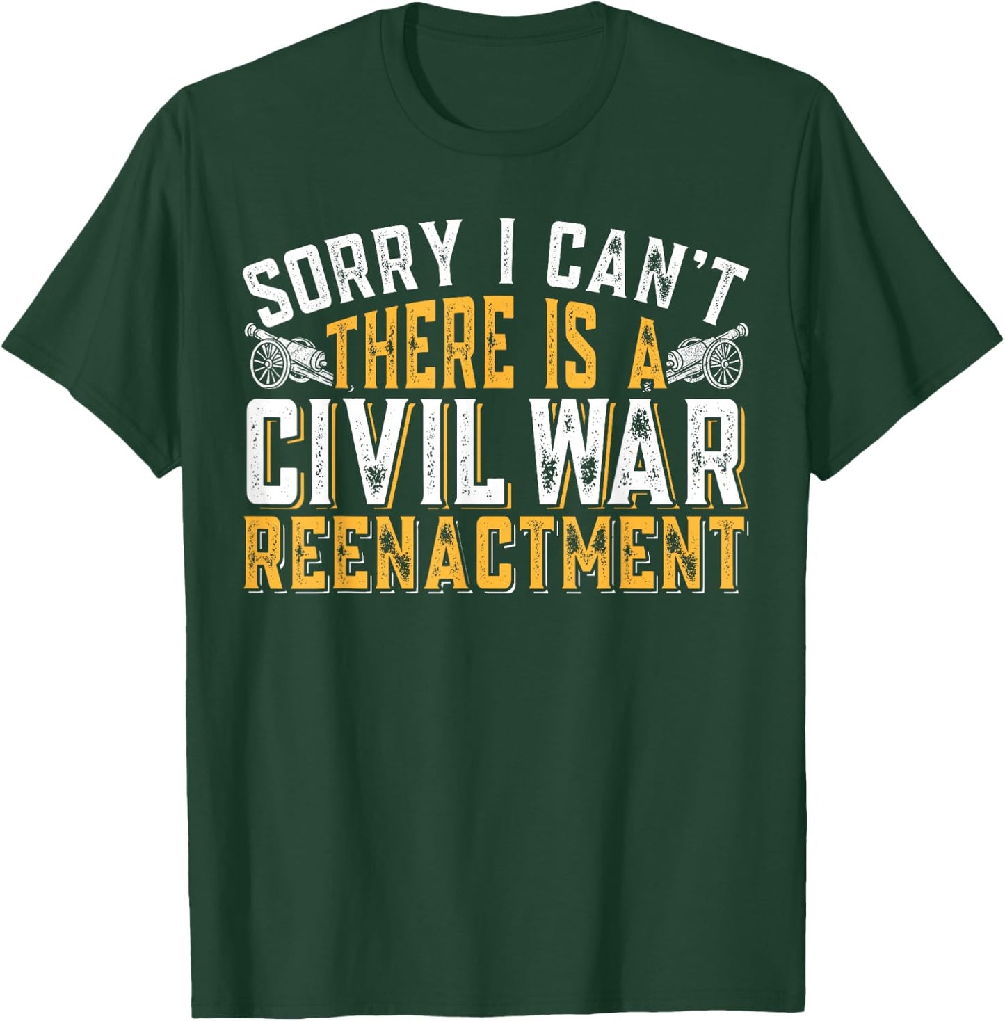 There is a Civil War Reenacting American Civil War Reenactor T-Shirt - T-Shirt | Forest