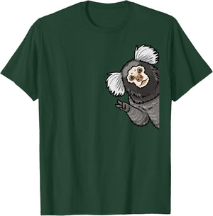 Marmoset Monkey From Side T-Shirt - T-Shirt | Forest