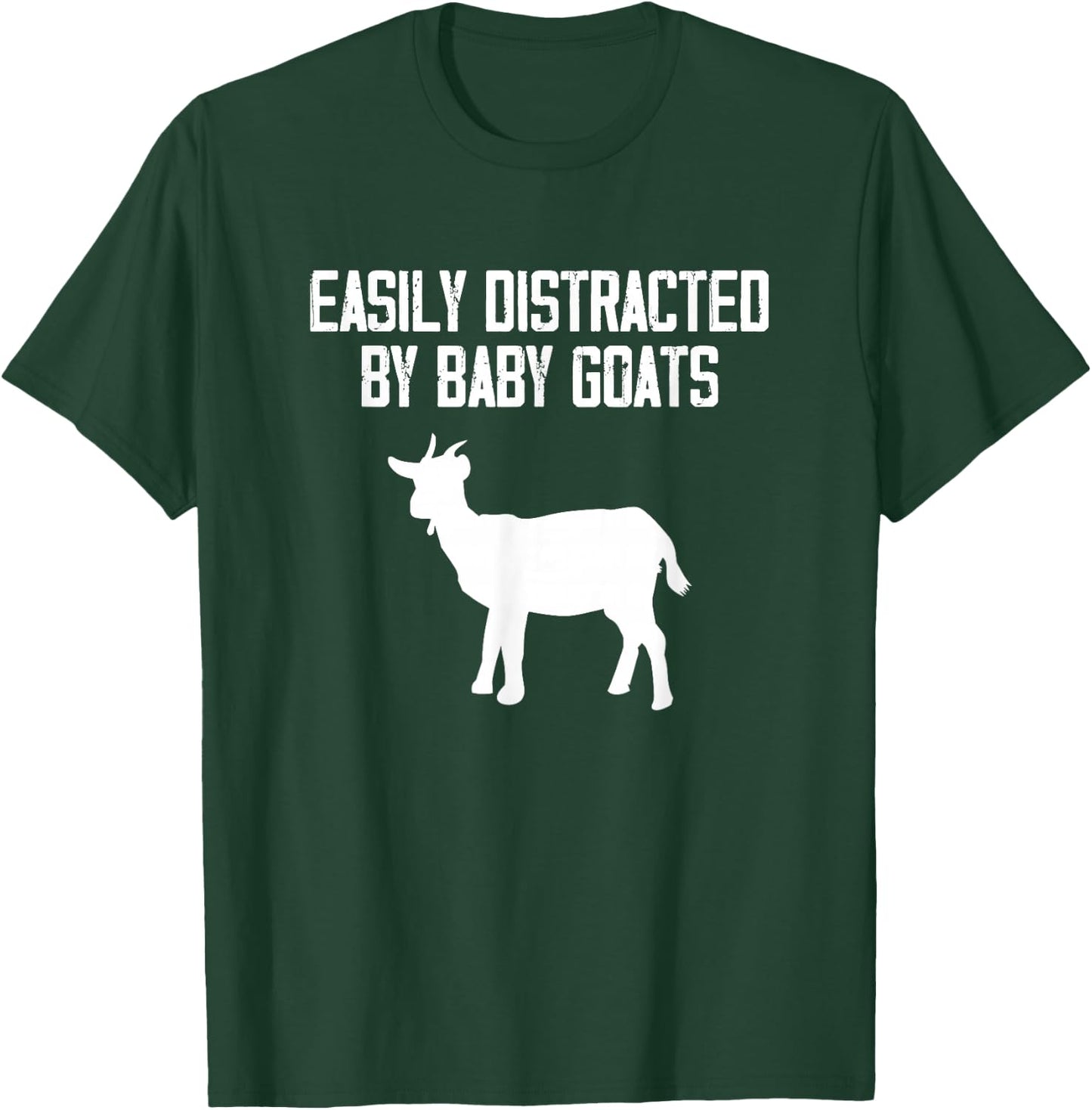 Baby Goat Lover Farm Animal Goat Farming Goat Herder T-Shirt - T-Shirt | Forest