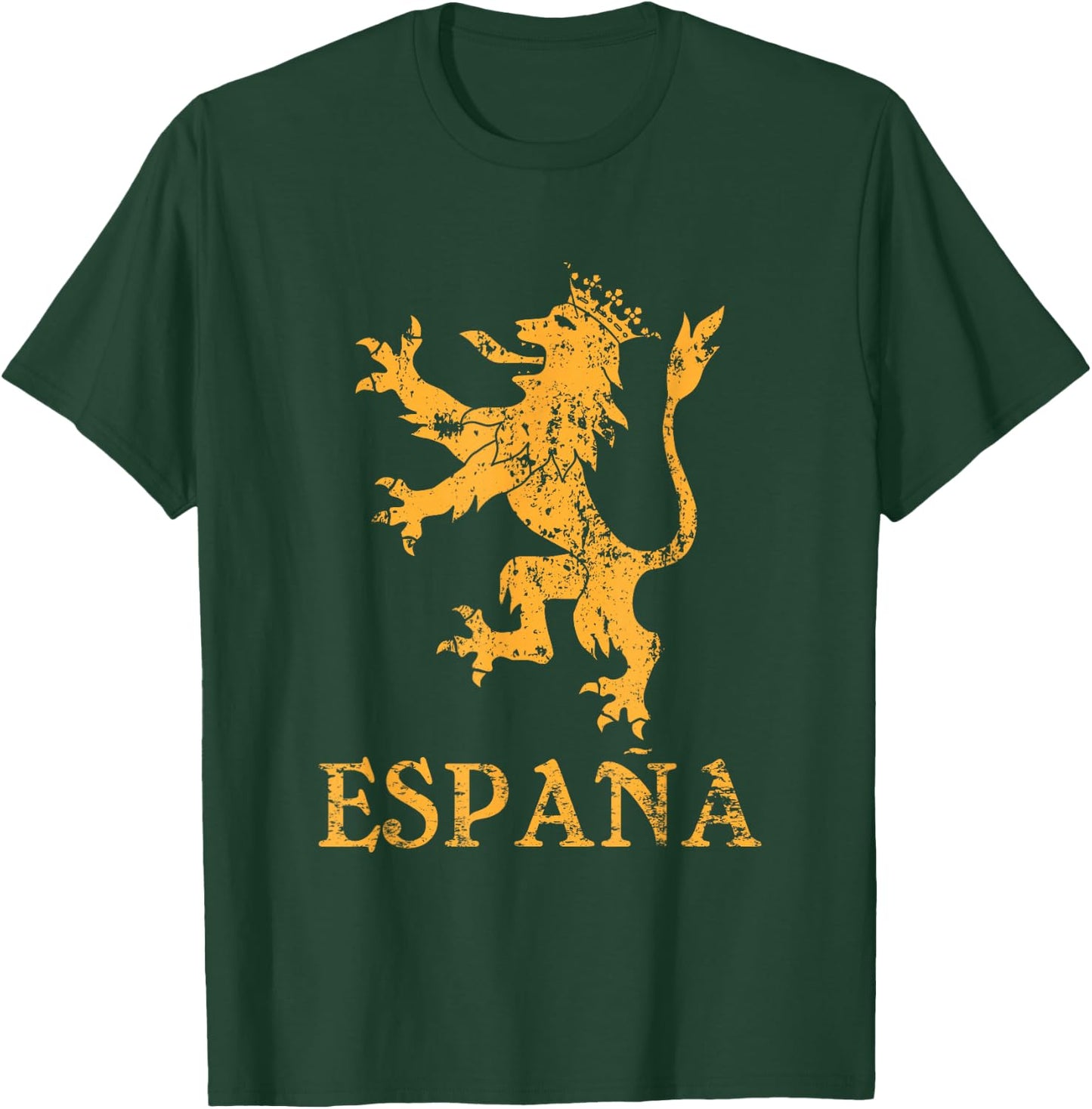 Espana Spain Lion Symbol Spanish Spaniard Pride T-Shirt - T-Shirt | Forest