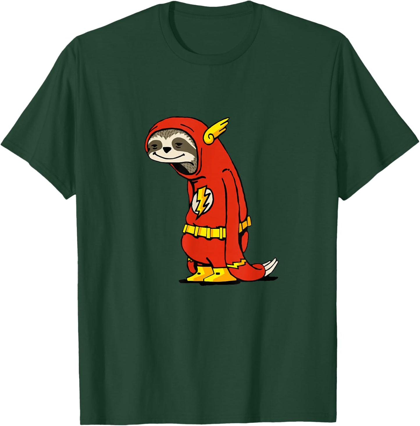 Funny Men's - Sloth Flash T-Shirt - T-Shirt | Forest