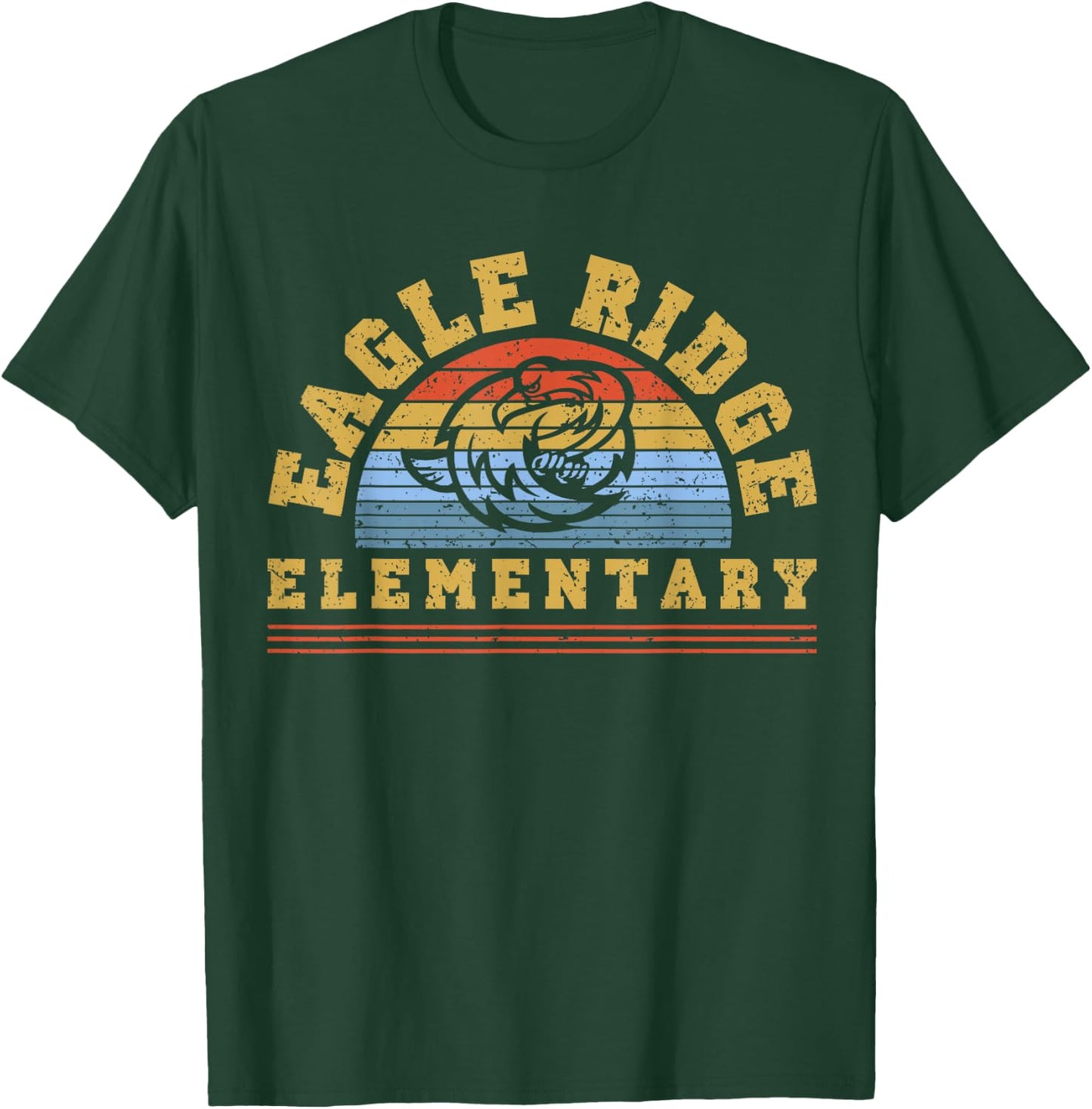 Eagle Ridge Elementary Vintage T-Shirt - T-Shirt | Forest