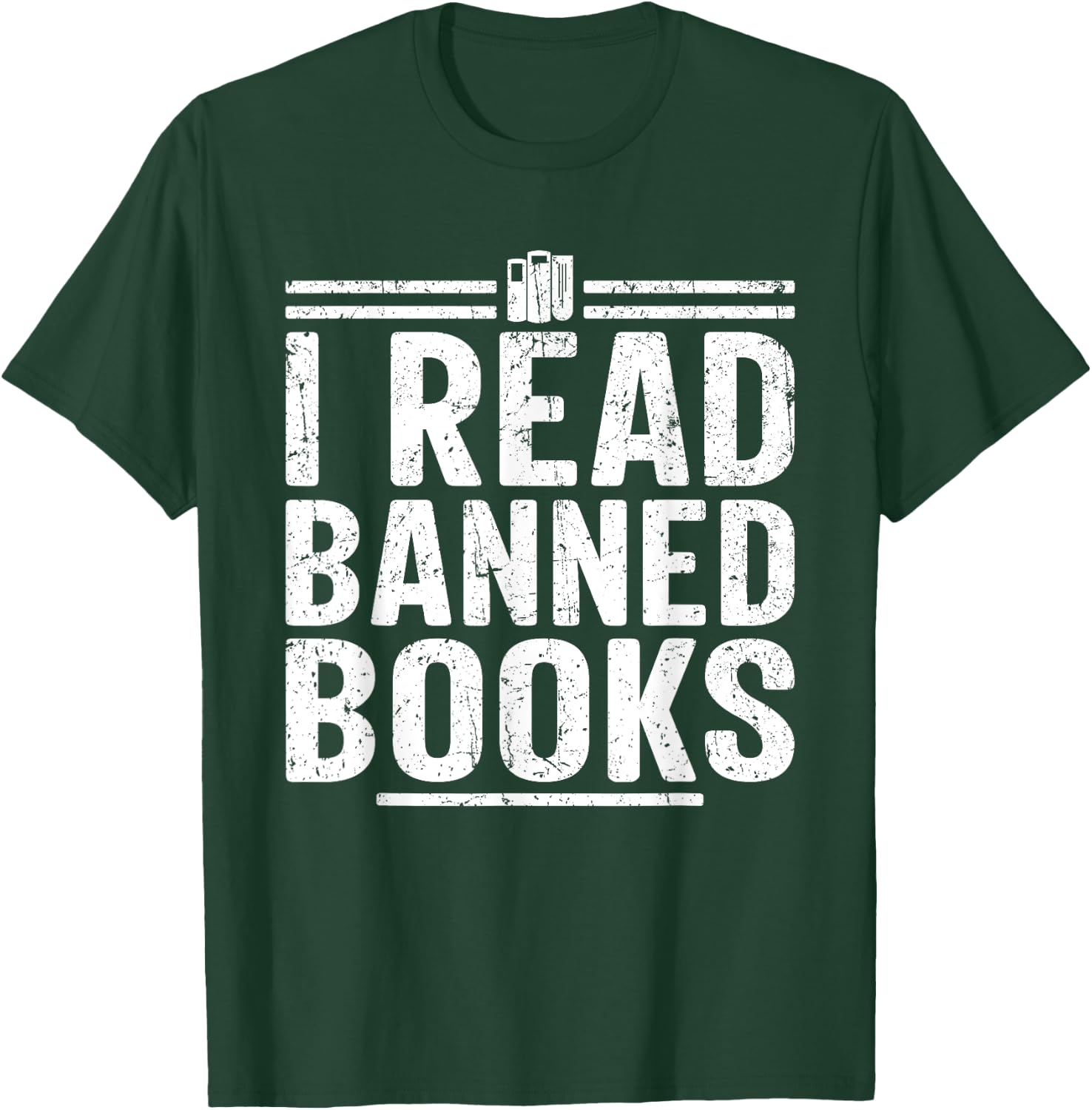I Read Banned Books Week Librarian Freedom Reader T-Shirt - T-Shirt | Forest
