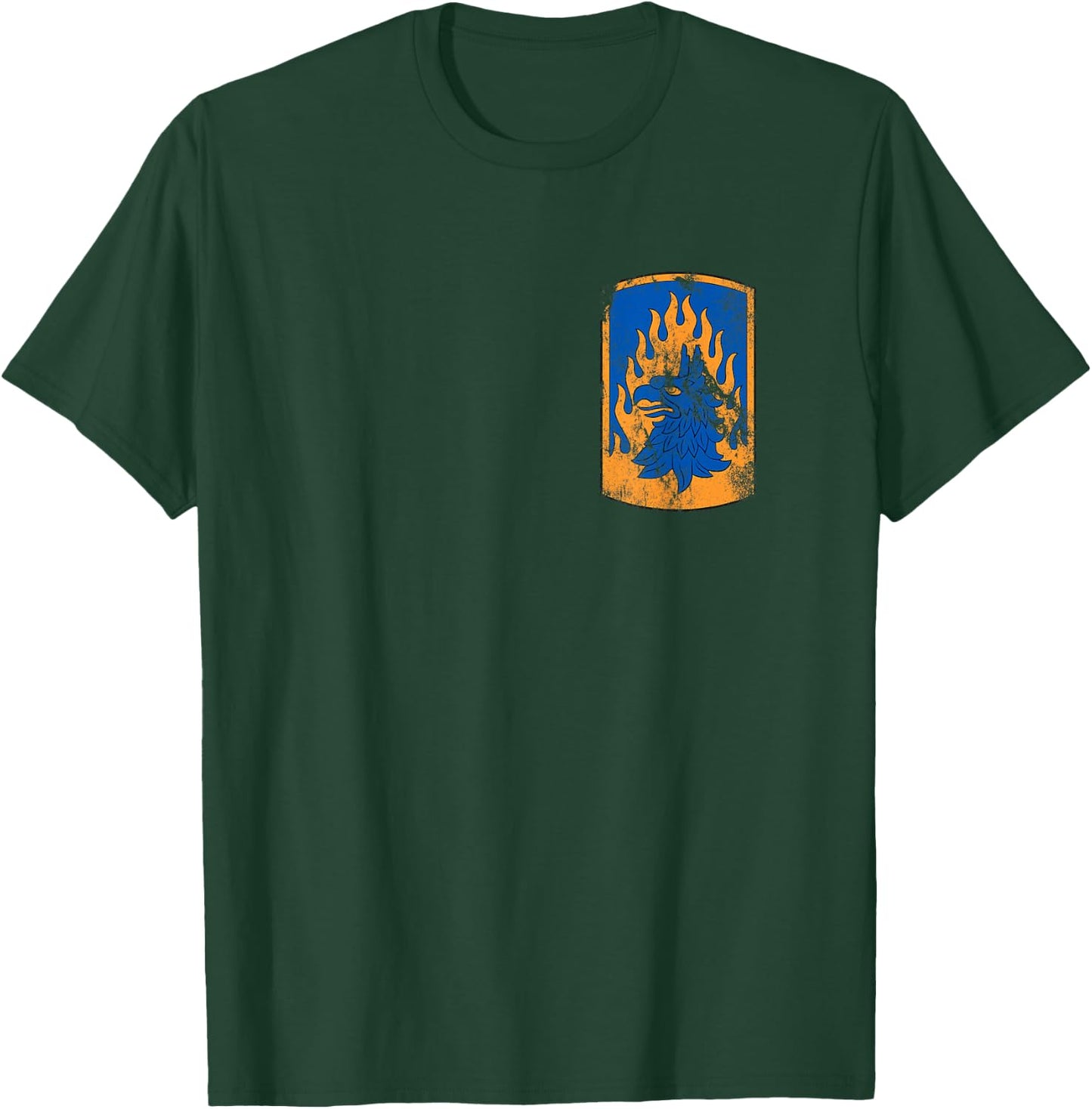 12th Combat Aviation Brigade Patch - 12th CAB Vintage T-Shirt - T-Shirt | Forest