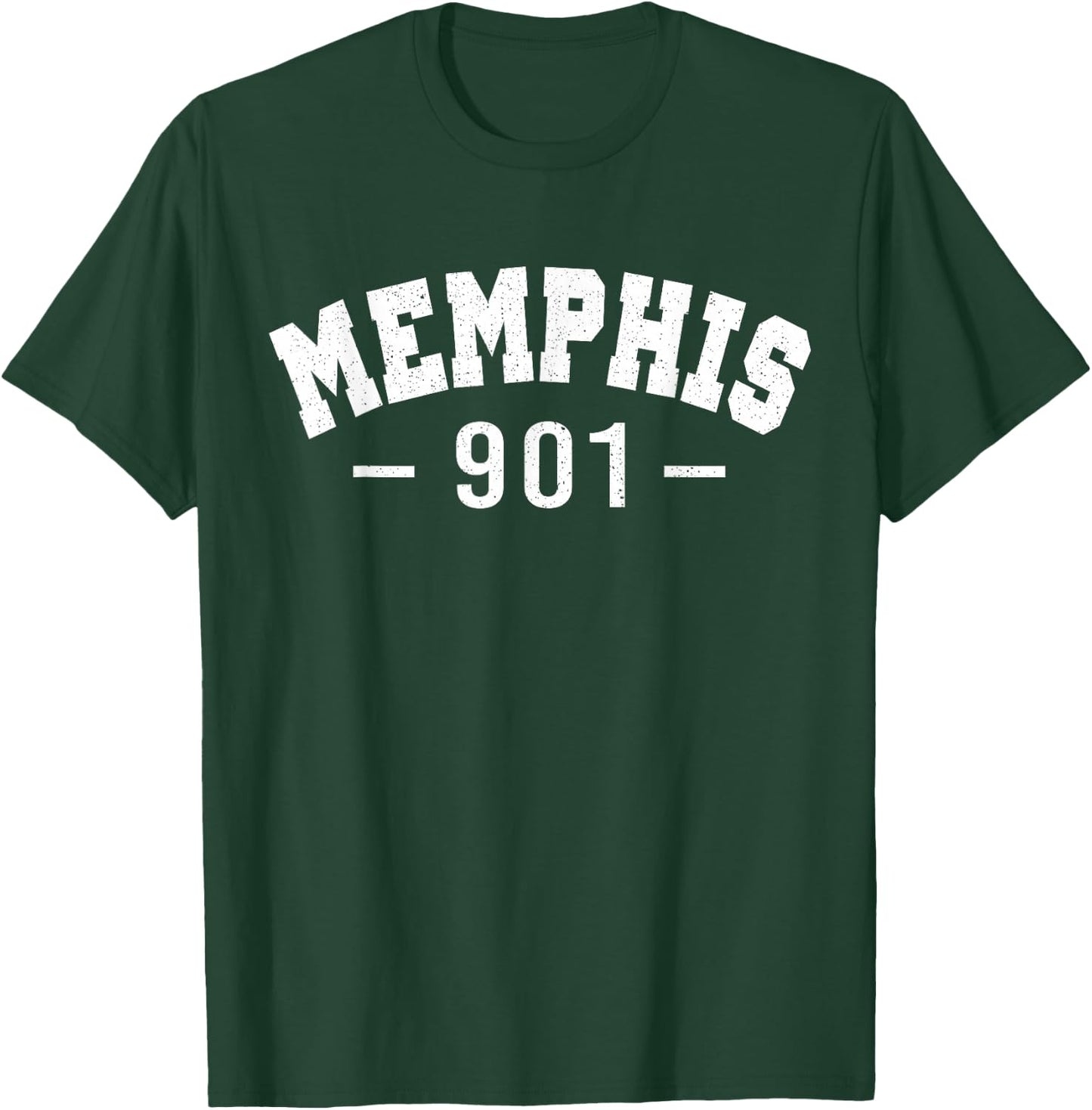 Vintage Retro Memphis City 901 Area Code Shirt Tennessee T-Shirt - T-Shirt | Forest