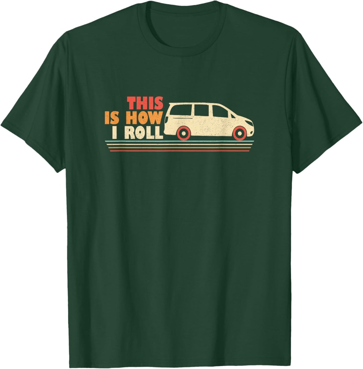 Minivan Dads Funny Pun Dad Drives Minivan Daddy Lifestyle T-Shirt - T-Shirt | Forest
